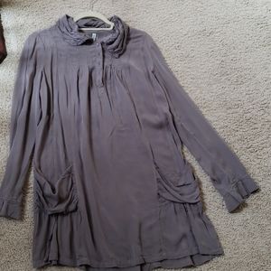 Long sleeves flowy dress